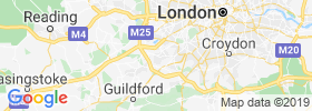 Weybridge map